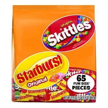 Skittles x Starburst 混合水果口味分享包 904.4 公克 Skittles x Starburst 混合水果口味分享包 904.4 公克