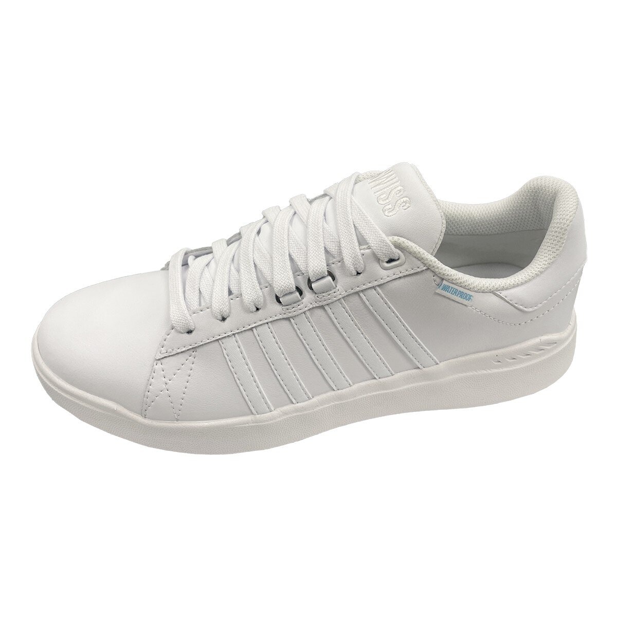 K-Swiss 男休閒防水鞋 白