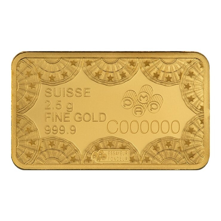 PAMP 美國獨立 250周年紀念 黃金條塊 999.9純金 2.5公克 PAMP 美國獨立 250周年紀念 黃金條塊 999.9純金 2.5公克