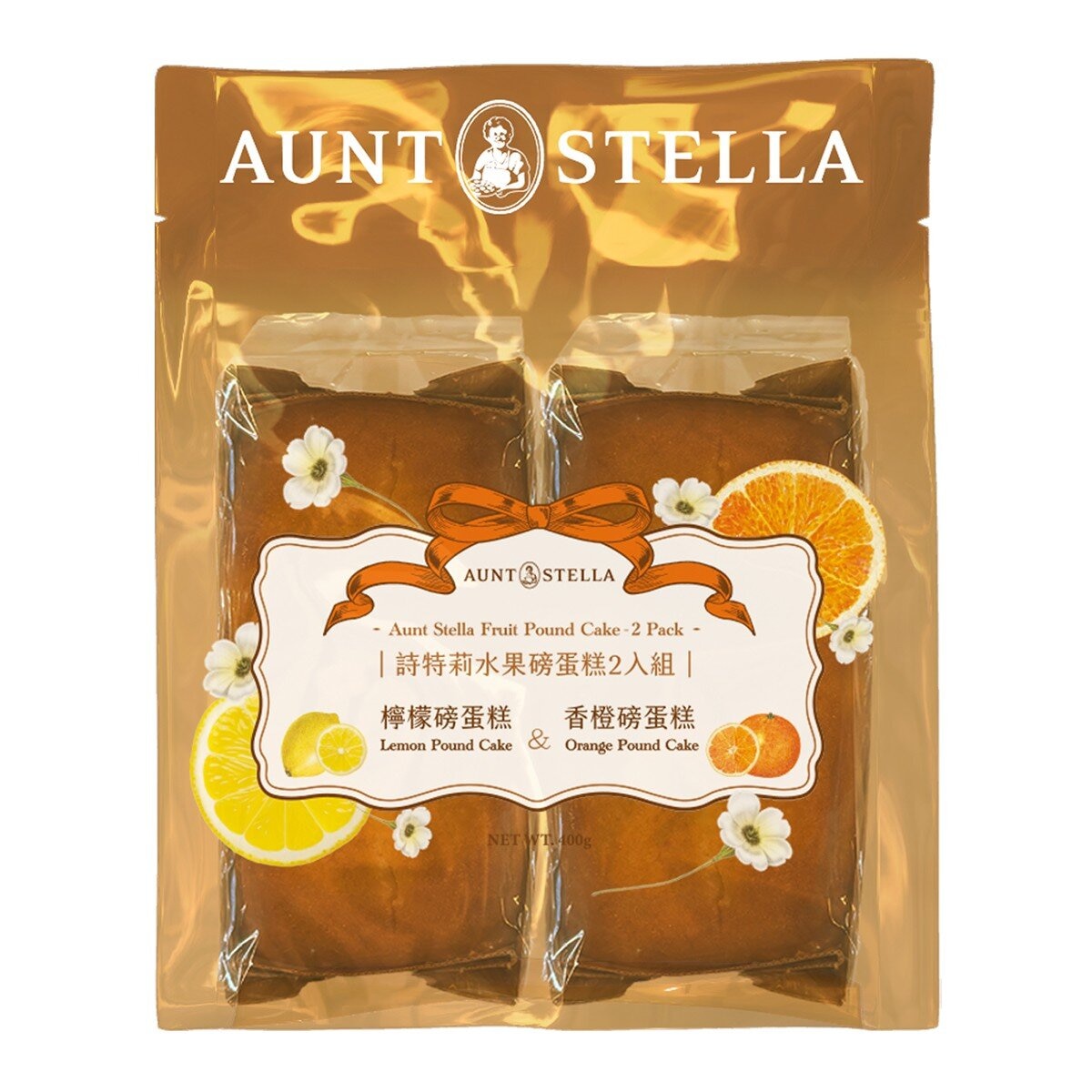 詩特莉 水果磅蛋糕 400公克 X 2入