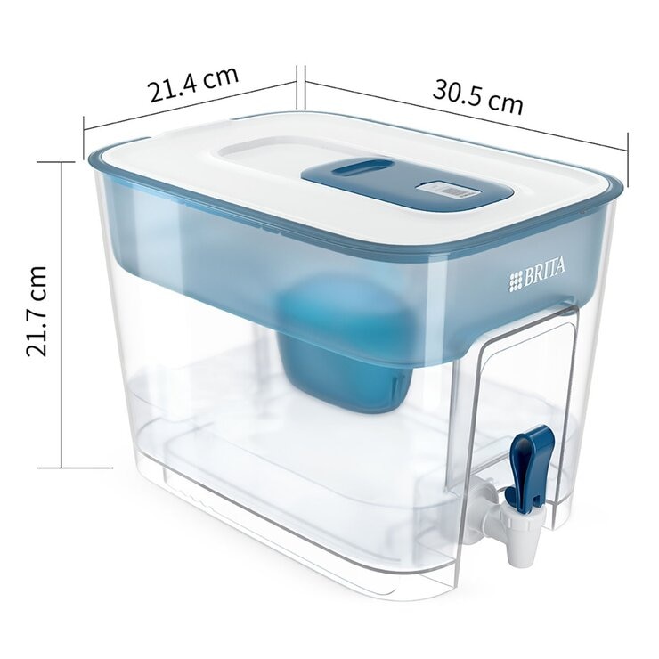 Brita Flow 桌上型濾水箱 8.2公升 附6入 Maxtra Pro 濾芯