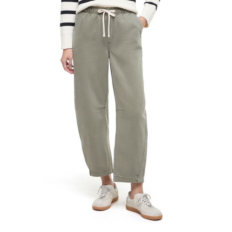 GAP 女休閒綁帶長褲 綠 GAP 女休閒綁帶長褲 綠