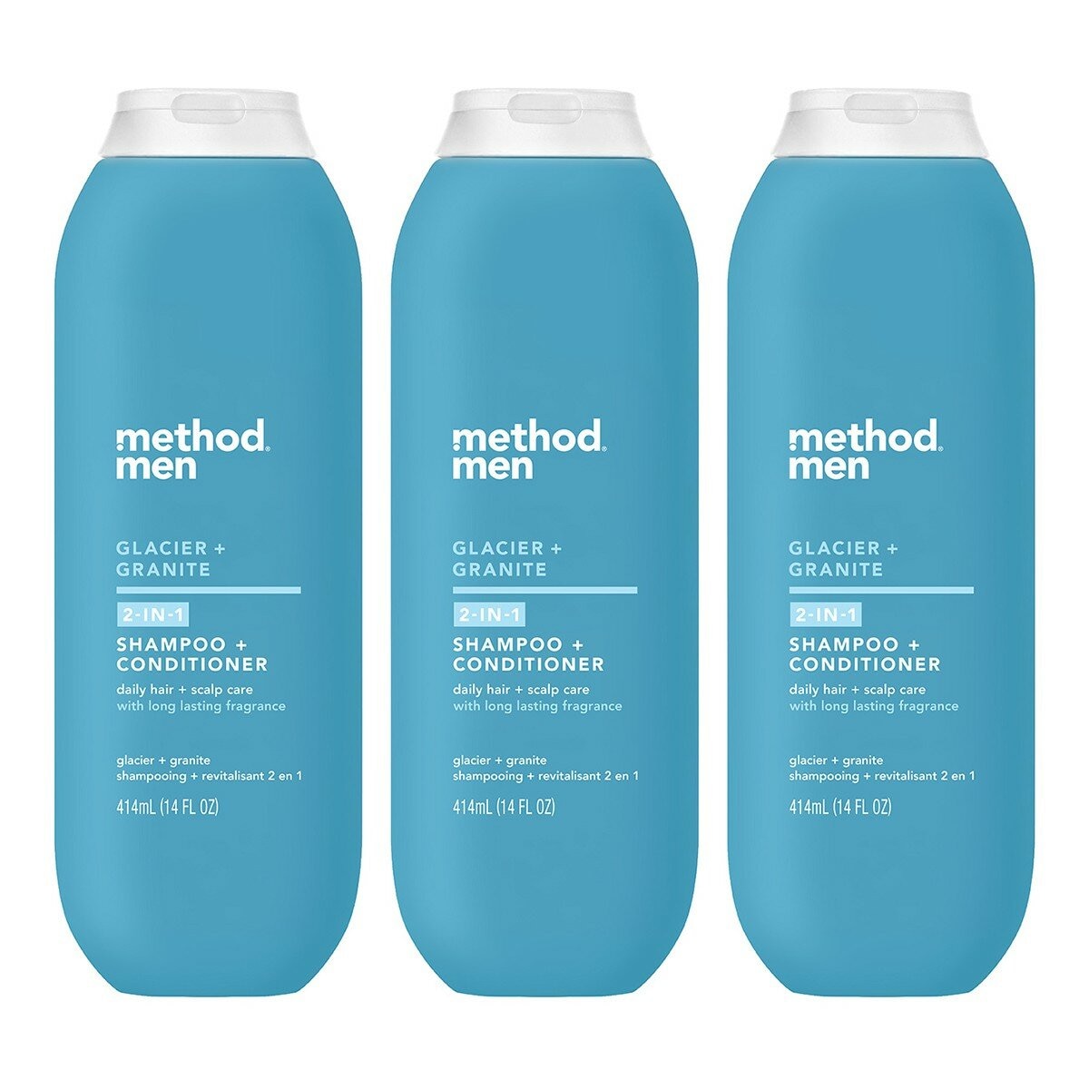 美則 男仕洗髮露 極地冰川 414毫升 X 3入