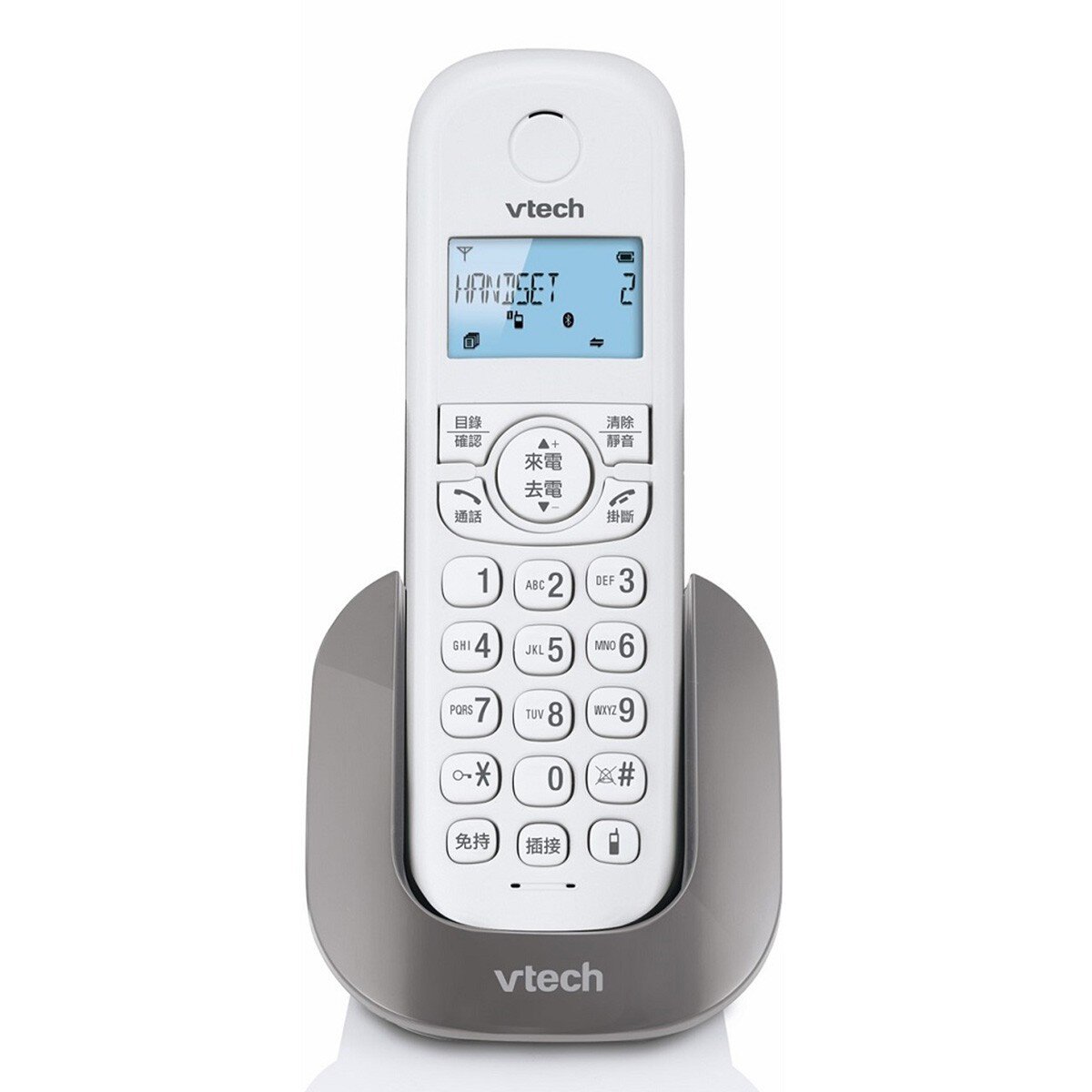 Vtech 2合1藍牙整合室內無線電話雙子機組 ES1610 TW