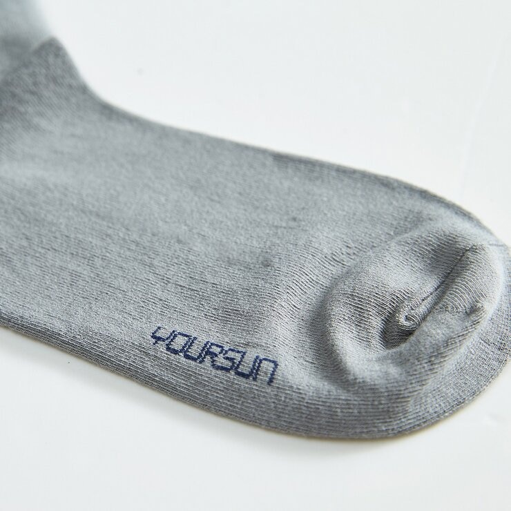 宜而爽 除臭零束縛紳士襪 3入 灰色