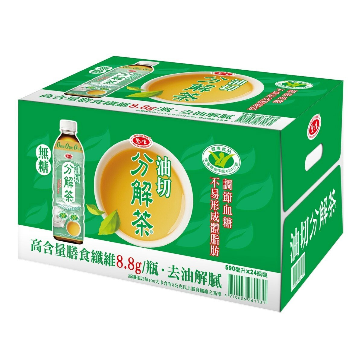愛之味 油切分解茶 590毫升 X 24入