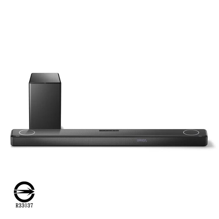 飛利浦 Fidelio 7.1.2 聲道 內建重低音喇叭聲霸 TAFB1/96 搭配聲霸重低音喇叭 TFW1/96 無線旗艦劇院組