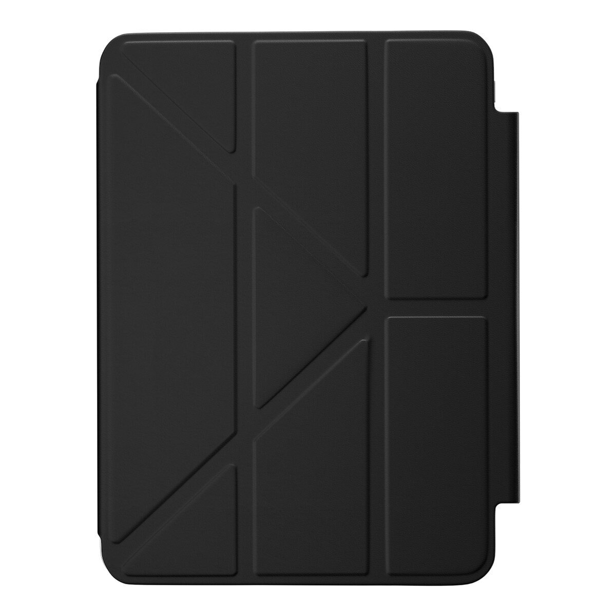 MAGEASY Facet 全方位支架透明背蓋保護套 (筆槽款) 適用於 2022 - 2020 10.9 / 11 /2024 Air 黑