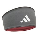 Adidas 雙面高彈性吸汗頭帶 煙燻紅