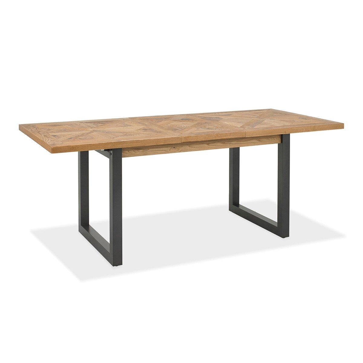 Bentley Designs Indus Rustic 橡木 餐桌椅四件組