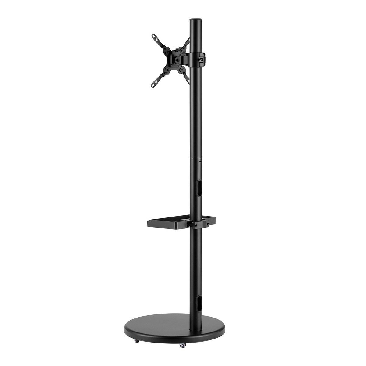 WMK 壁掛王 17-43吋 螢幕適用落地移動架 黑色款 WMK-FS01