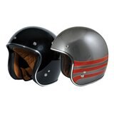 TORC T-50 3/4 防護頭盔 珠光黑 / 亮光銀
