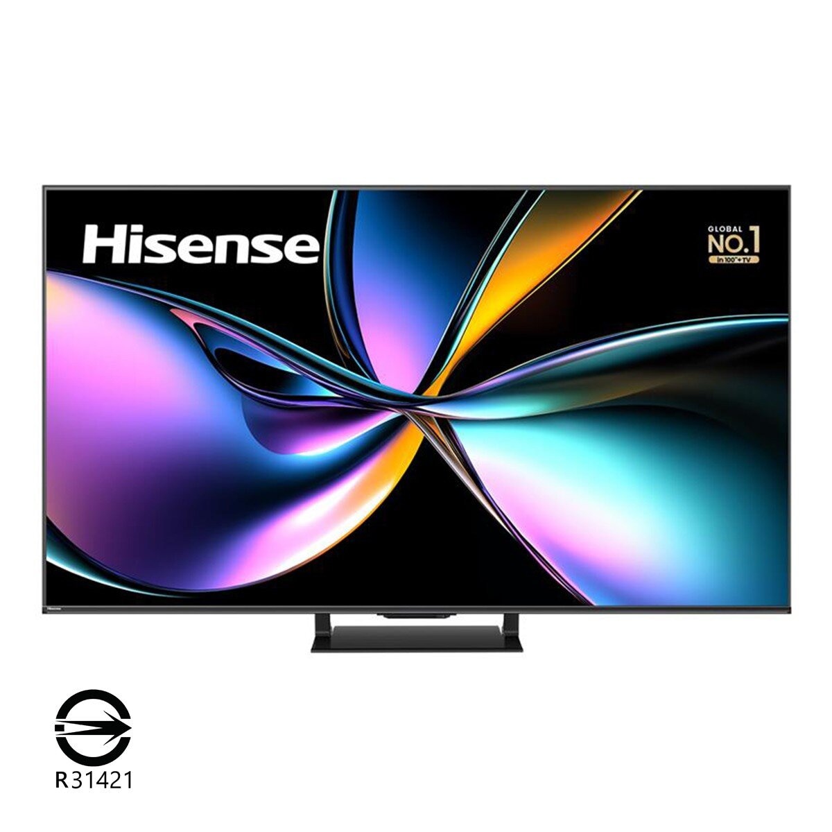 Hisense 65吋原生165Hz UHD 4K MiniLED+QLED HSR 288Hz VIDAA聲控連網量子點顯示器+太陽能遙控器 65U7Q