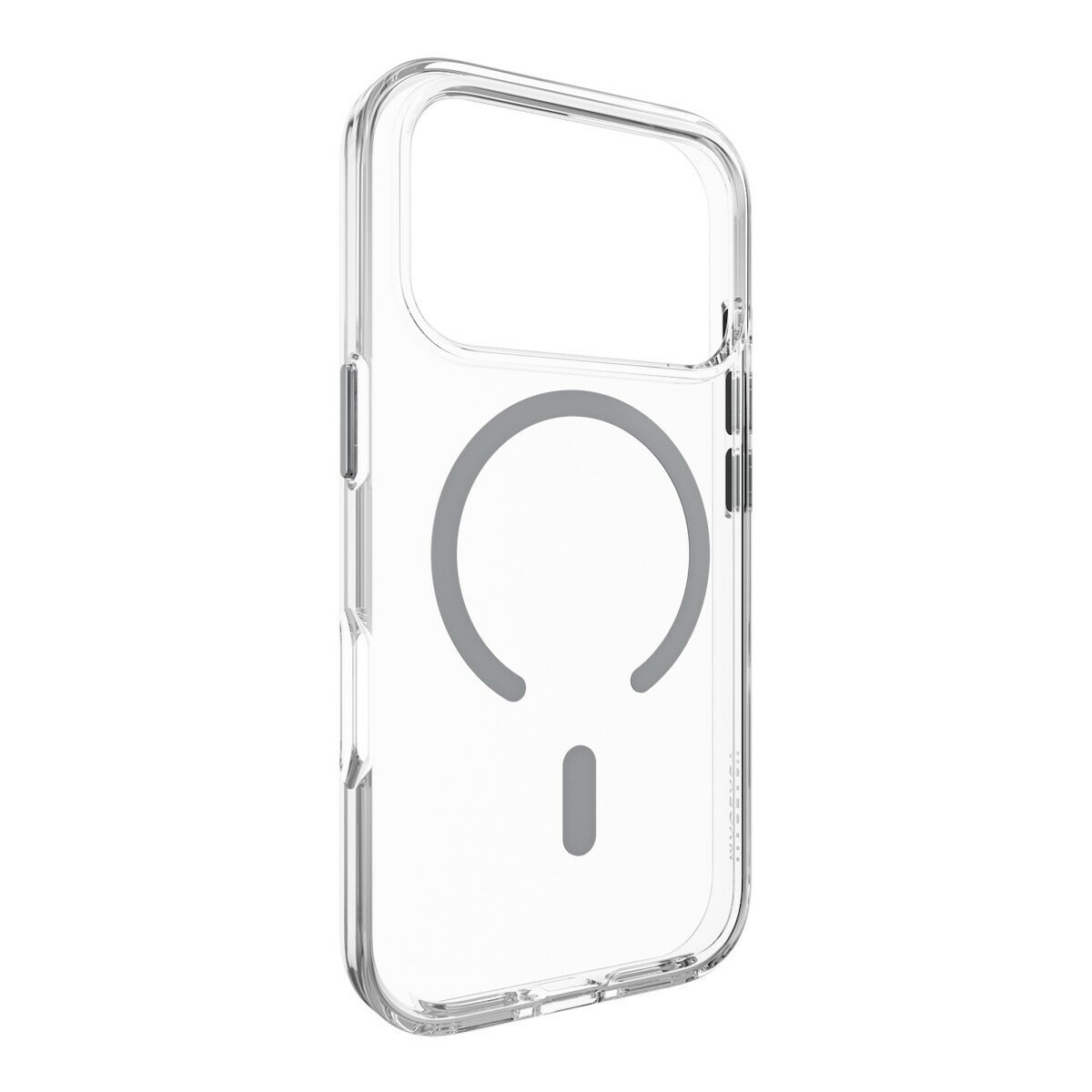 MAGEASY Bright M 不發黃軍規磁吸透明殼 iPhone 17 Pro(迷霧磁圈) + 鏡頭保護貼Lenz(珊瑚) + Vetro 9H 鋼化玻璃保護膜