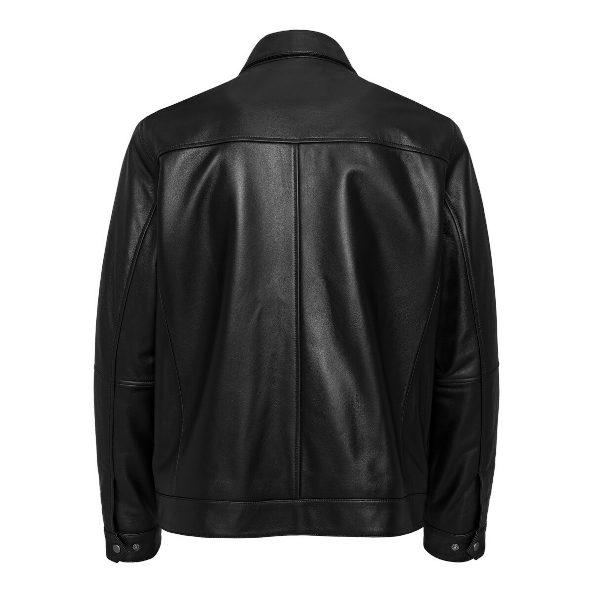 Freedom Design 男皮衣外套 黑