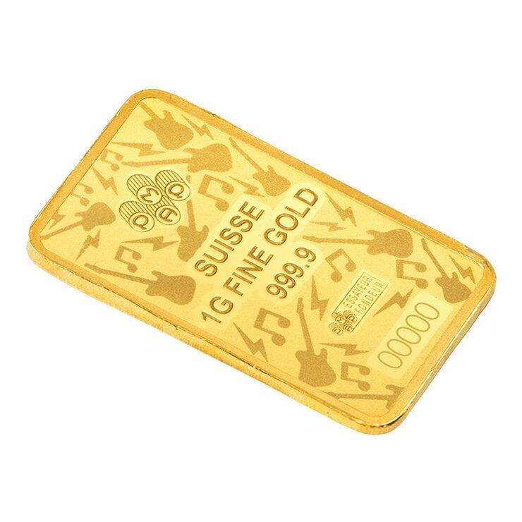 PAMP Fender 吉他 80週年紀念黃金條塊 999.9純金 1公克