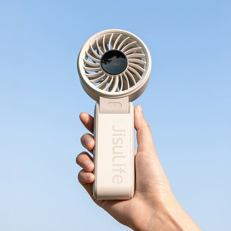 JisuLife 折疊式手持高速風扇 Life7 灰 JisuLife 折疊式手持高速風扇 Life7 灰