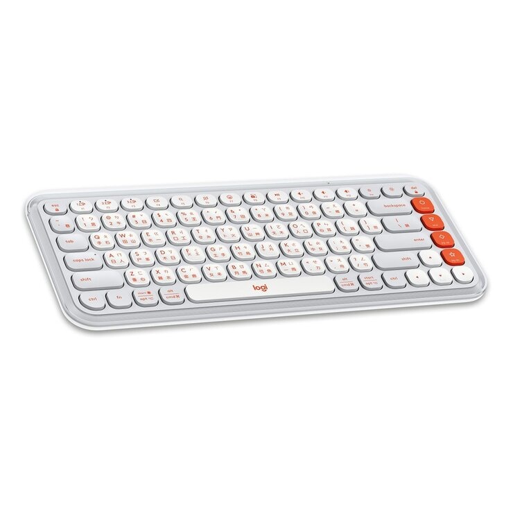 羅技 藍牙無線鍵盤 POP ICON KEYS 時尚白