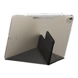 MAGEASY Facet 全方位支架透明背蓋保護套 (筆槽款) 適用於 2025 / M3 - 2024/ M2 iPad Air 13吋 & 2022 - 2020 iPad Pro 12.9吋 黑