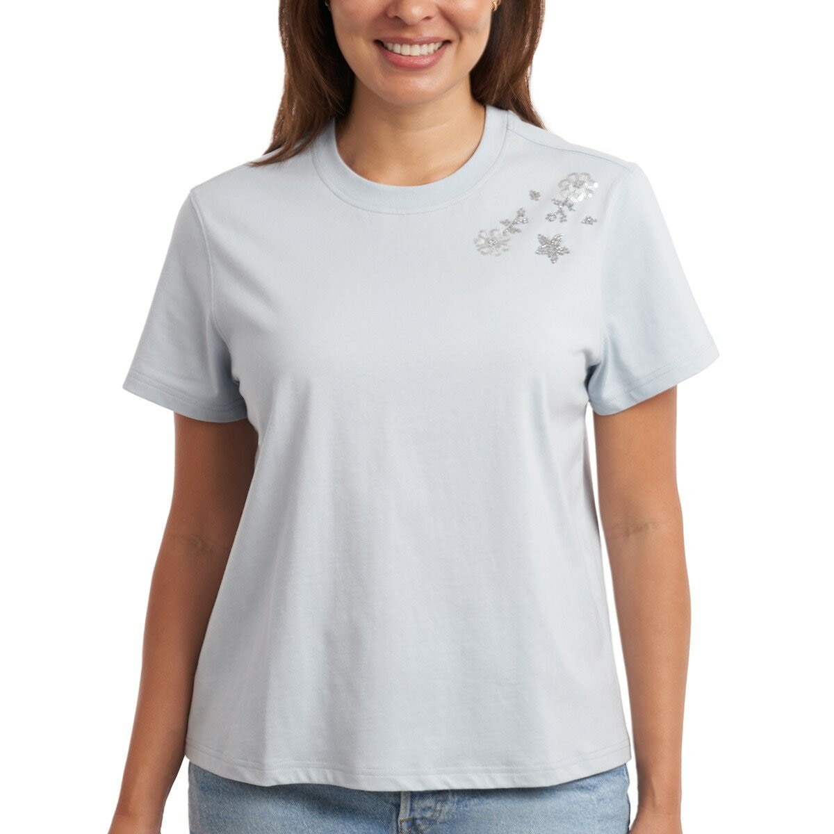 Lukka Lux 女圓領短袖上衣 淺藍 Lukka Lux 女圓領短袖上衣 淺藍