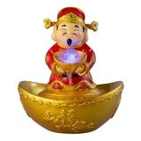 開運財神滾滾流水擺飾