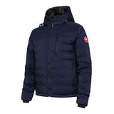 Canada Goose 男短版連帽羽絨外套 深藍