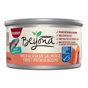 Beyond 自然貓主食罐 甜薯紅鮭 85公克 X 12罐