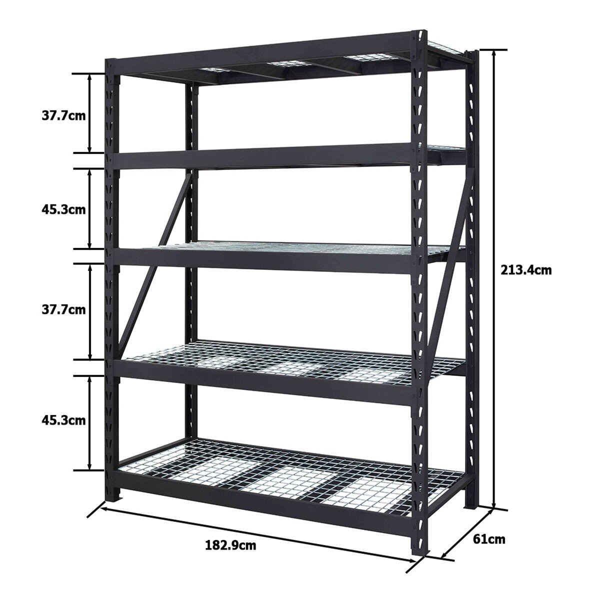 Gorilla Rack 五層強化倉儲架 6入