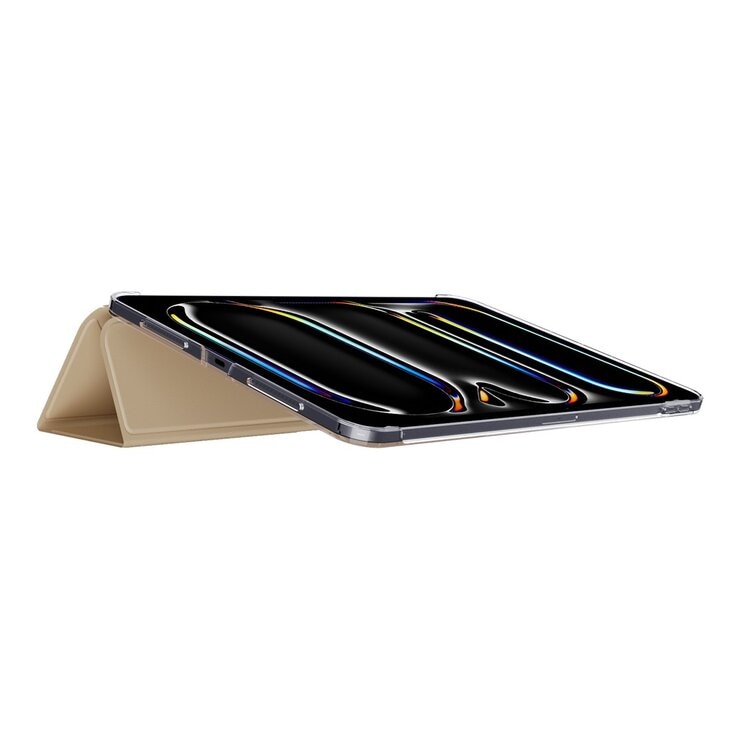 MAGEASY Facet 全方位支架透明背蓋保護套 2024 iPad Pro 11吋 奶茶色 MAGEASY Facet 全方位支架透明背蓋保護套 2024 iPad Pro 11吋 奶茶色