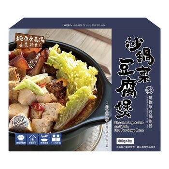 林聰明 沙鍋菜豆腐煲 800公克 X 3入