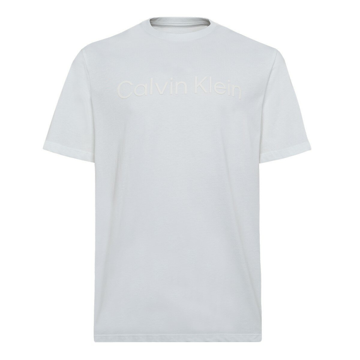 Calvin Klein 男短袖純棉上衣 白