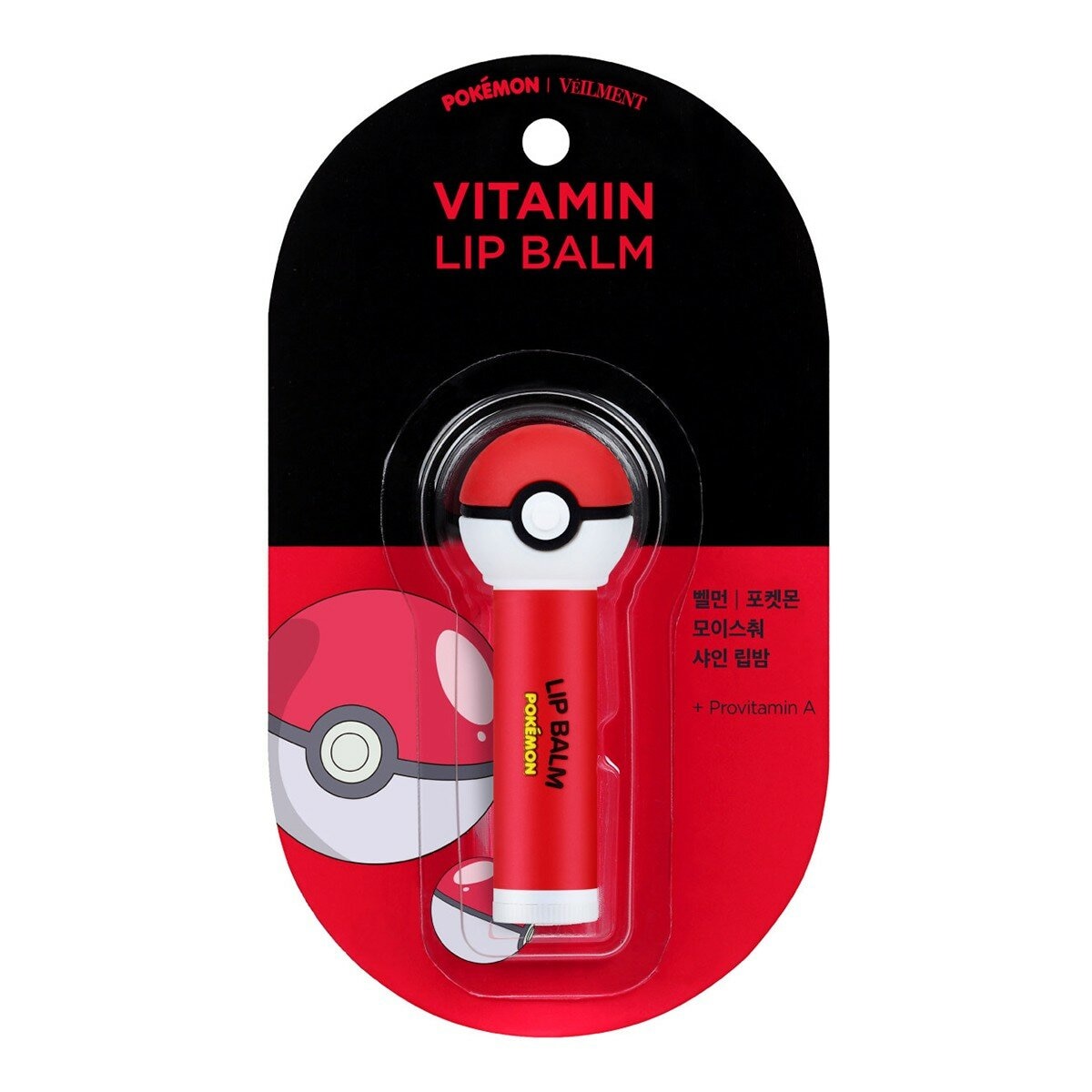 蓓蔓 寶可夢維他命護唇膏組 4.5公克 X 3入