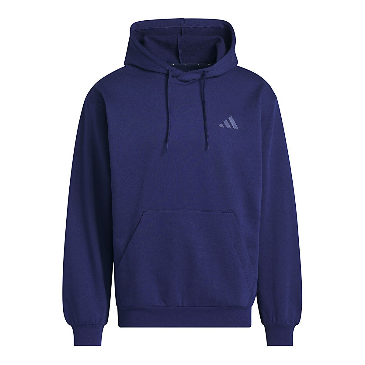 Adidas 男刷毛連帽上衣 深藍