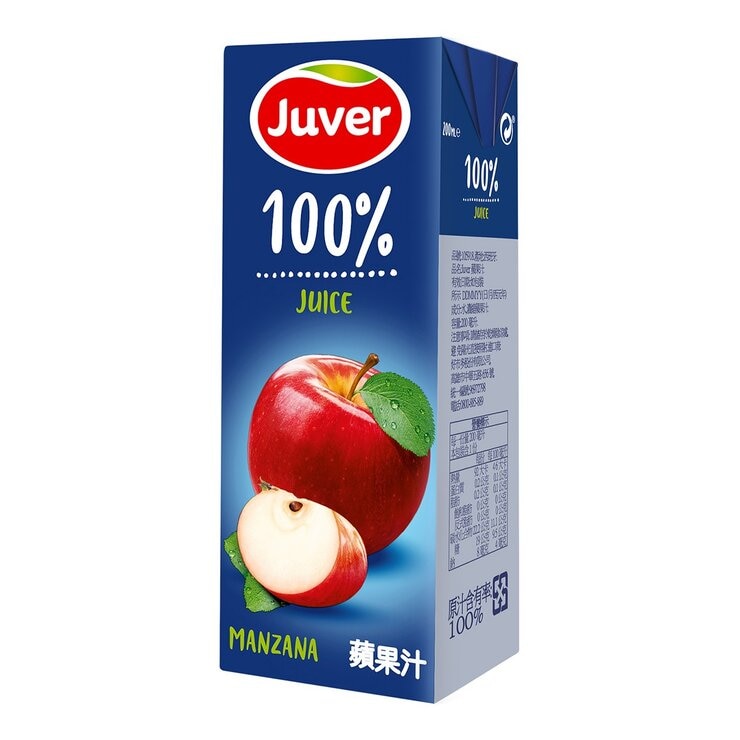 Juver 蘋果汁 200毫升 X 30入