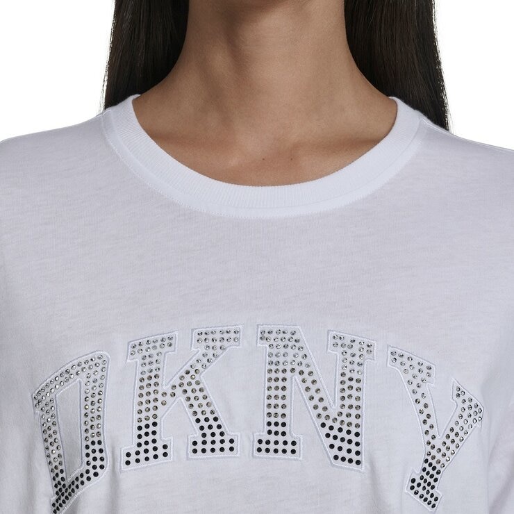DKNY Jeans 女 Logo 短袖上衣 白 L