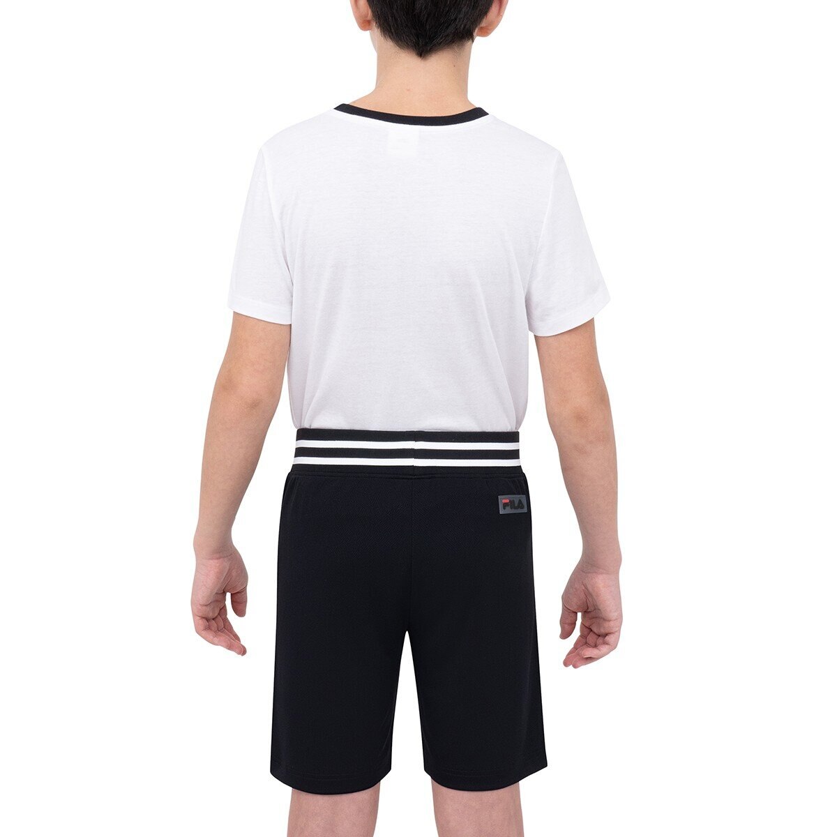 Fila 兒童短褲兩件組 黑/灰組合 Fila 兒童短褲兩件組 黑/灰組合