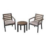 AGIO Stockholm戶外休閒桌椅三件組