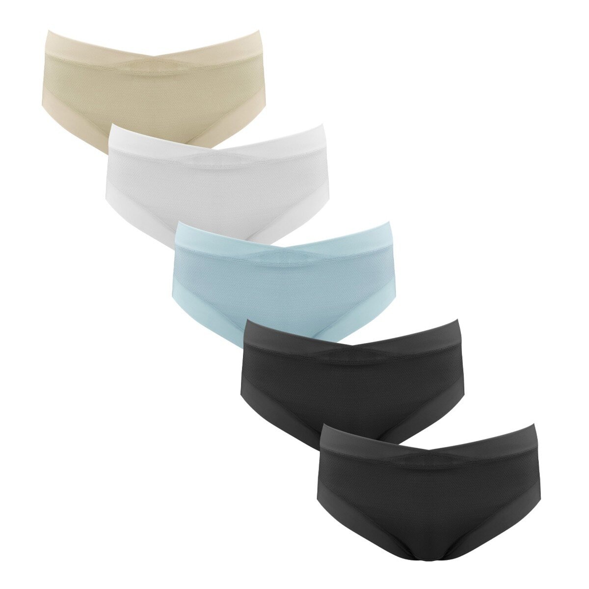 Body Blue 女內褲五入組 S 膚+白+藍+藍+黑 Body Blue 女內褲五入組 S 膚+白+藍+藍+黑