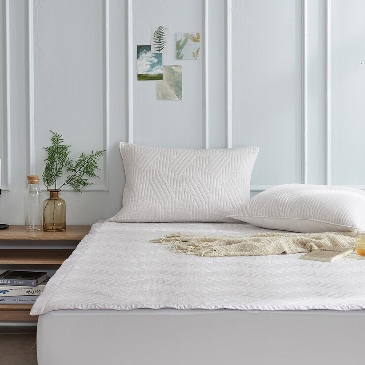 Allertect 雙人涼感墊 152公分 X 190公分 灰