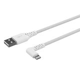 Soodatek MFi 認證充電傳輸線三入組 白