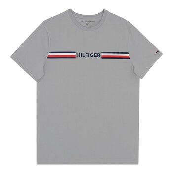 Tommy Hilfiger 男短袖上衣 灰色 S