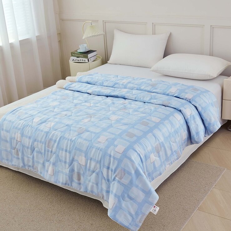 Don Home 萊賽爾沁涼被 150公分 X 200公分 格韻