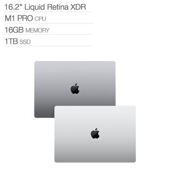 MacBook Pro 16吋 M1 Pro 晶片 10 核心 16GB 1TB SSD