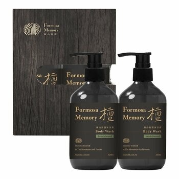 森山島讀沐浴露 檀木 320毫升 X 2入