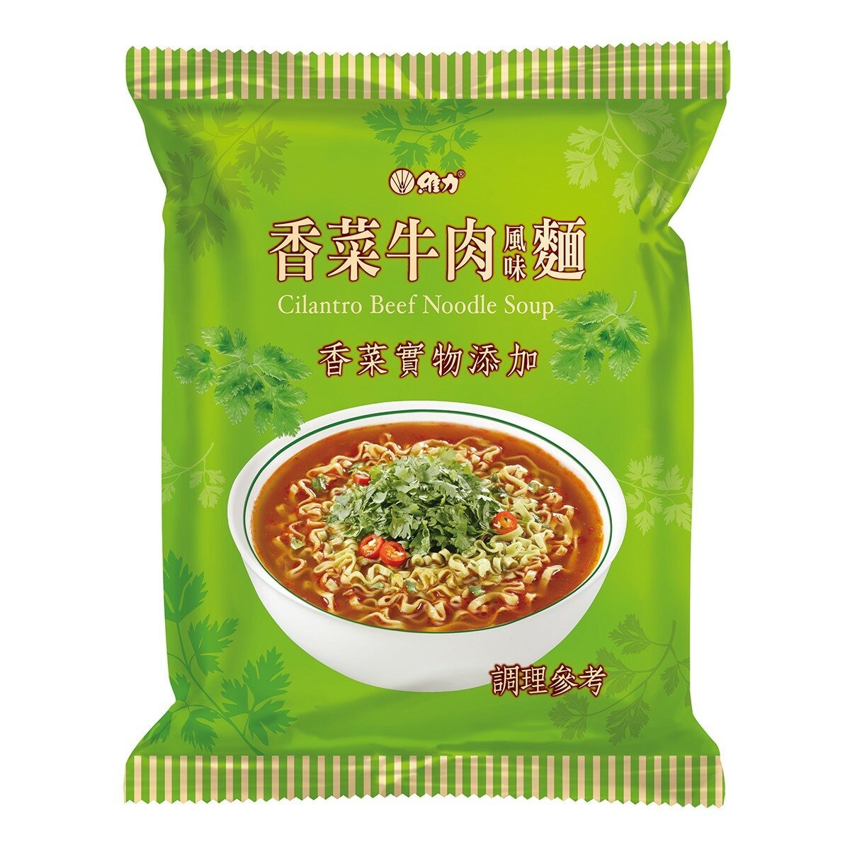 維力 香菜牛肉風味麵 110公克 X 12入 維力 香菜牛肉風味麵 110公克 X 12入