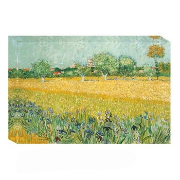 梵谷-花開滿原野松木框油畫 30x45 cm 梵谷-花開滿原野松木框油畫 30x45 cm
