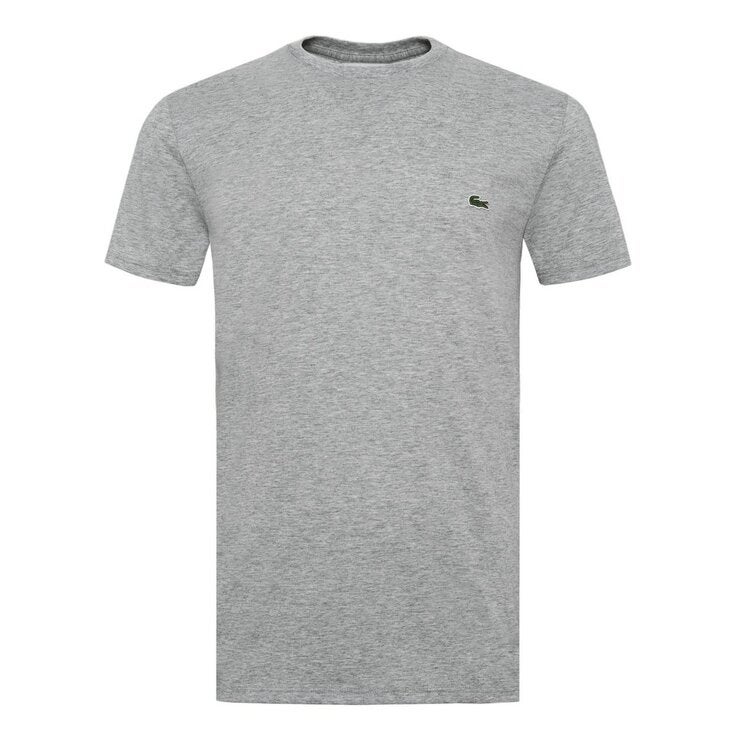 Lacoste 男純棉圓領短袖上衣 灰 Lacoste 男純棉圓領短袖上衣 灰