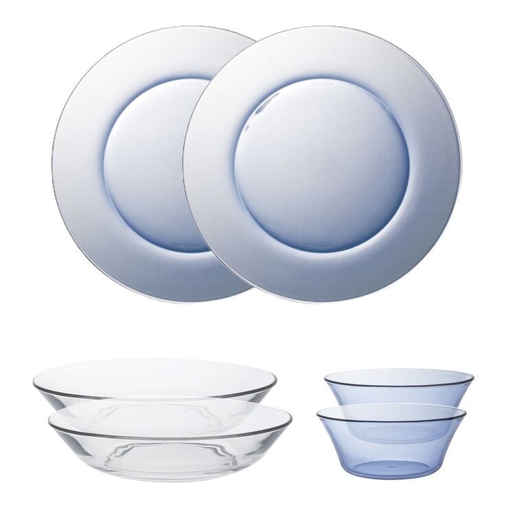 Duralex 玻璃餐碗盤 6件組