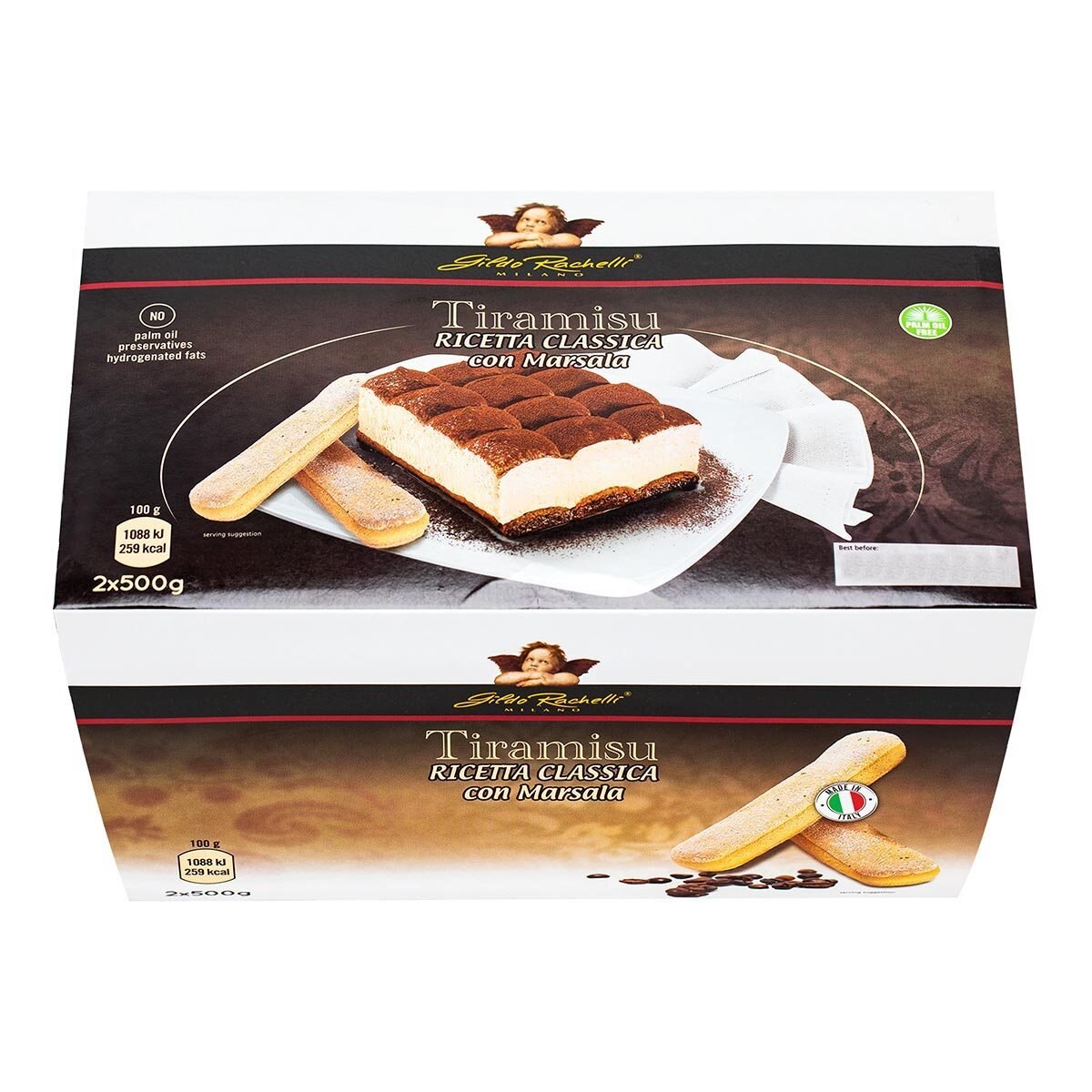Gildo Rachelli 冷凍提拉米蘇500公克x 2入 Costco 好市多線上購物 Gildo Rachelli 冷凍提拉米蘇500公克x 2入 Costco 好市多線上購物