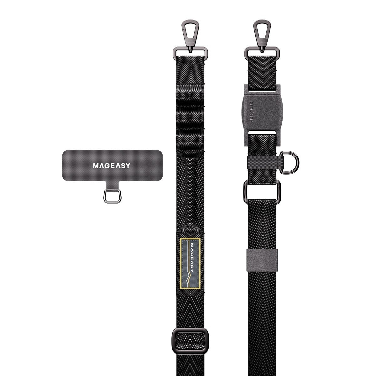MAGEASY 25公釐 Fidlock Utility Strap - 機能快扣掛繩 / 掛繩片組 黑色